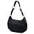 Borsa Hobo plissettata Prada Tessuto nera Nero - vista 2