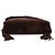 Borsa a tracolla Chanel CC in camoscio marrone con nappe - vista 3