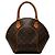 Borsa a mano Louis Vuitton Monogram Ellipse PM Marrone