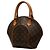 Borsa a mano Louis Vuitton Monogram Ellipse PM Marrone - vista 2