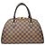 Borsa a mano Louis Vuitton Damier Ebene Ribera MM Marrone