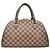 Borsa a mano Louis Vuitton Damier Ebene Ribera MM Marrone - vista 2