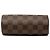 Borsa a mano Louis Vuitton Damier Ebene Papillon Pochette Marrone - vista 3