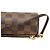 Borsa a mano Louis Vuitton Damier Ebene Papillon Pochette Marrone - vista 6