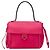 Bolsa Louis Vuitton Lockme PM em couro de bezerro rosa