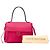 Bolsa Louis Vuitton Lockme PM em couro de bezerro rosa - vista 11