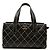 Black Chanel Medium CC Quilted Calfskin Wild Stitch Tote Schwarz