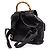 Bamboo Zaino Gucci Large in pelle di vitello nera con coulisse e bambù Nero - vista 2