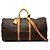 Sac de voyage Louis Vuitton Monogram Keepall Bandouliere 60 Marron