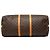 Sac de voyage Louis Vuitton Monogram Keepall Bandouliere 60 Marron - vue 3