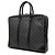 Borsa da Lavoro Louis Vuitton Damier Graphite Porte Documents Voyage PM Nera Nero - vista 2