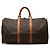 Borsa da viaggio Louis Vuitton Monogram Keepall 50 Marrone