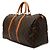 Borsa da viaggio Louis Vuitton Monogram Keepall 50 Marrone - vista 2