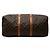 Borsa da viaggio Louis Vuitton Monogram Keepall 50 Marrone - vista 3
