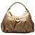 Borsa a tracolla Gucci GG Crystal Abbey D Ring Beige