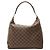 Borsa a tracolla Louis Vuitton Portobello PM Damier Ebene Marrone