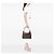 Borsa a tracolla Louis Vuitton Portobello PM Damier Ebene Marrone - vista 6