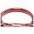 Borsa Louis Vuitton Monogram Vernis Ombre Alma BB rossa Rosso - vista 8