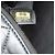 Clutch Chanel Large Quilted Metallic Lambskin O Case Argentata Argento - vista 6