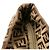 Borsa Tote Fendi Zucchino Canvas Superstar Beige - vista 9