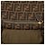 Borsa Hobo Fendi Zucca Canvas Marrone - vista 7
