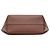 Borsa Satchel Burberry Medium in vitello morbido con tasca, Marrone - vista 3