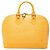Borsa a mano Louis Vuitton Epi Alma PM Gialla Giallo