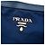 Borsa Tote Convertibile con Chiusura a Zip Prada in Tessuto con Rifiniture in Saffiano Blu - vista 5