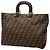 Fendi Twins Tote Large aus Zucca Canvas Braun - Ansicht 2