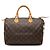 Borsa Boston Louis Vuitton Monogram Speedy 30 Marrone