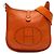 Borsa a tracolla Hermès Evelyne III 29 in pelle Clemence Orange