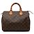 Bolso Boston Louis Vuitton Monogram Speedy 30 Marrón Castaño