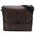 Borsa a tracolla Louis Vuitton Monogram Macassar Bass GM Marrone