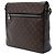 Borsa a tracolla Louis Vuitton Monogram Macassar Bass GM Marrone - vista 2