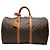 Borsa da viaggio Louis Vuitton Monogram Keepall 50 Marrone