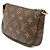 Borsa a mano Louis Vuitton Monogram Mini Pochette Accessoires Marrone - vista 2