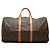 Bolso de viaje Louis Vuitton Monogram Keepall 55 Marrón Castaño