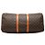 Bolso de viaje Louis Vuitton Monogram Keepall 55 Marrón Castaño - vista 3