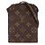 Borsa a tracolla porta passaporto Louis Vuitton Monogram Pochette Secret Marrone