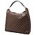 Bolso de hombro Louis Vuitton Damier Ebene Portobello GM marrón Castaño - vista 2
