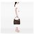 Bolso de hombro Louis Vuitton Damier Ebene Portobello GM marrón Castaño - vista 7