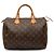 Borsa Boston Louis Vuitton Monogram Speedy 30 Marrone