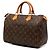 Borsa Boston Louis Vuitton Monogram Speedy 30 Marrone - vista 2
