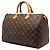 Borsa Boston Louis Vuitton Monogram Speedy 35 Marrone - vista 2