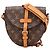 Borsa a tracolla Louis Vuitton Monogram Chantilly PM Marrone
