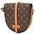 Borsa a tracolla Louis Vuitton Monogram Chantilly PM Marrone - vista 2