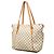 Borsa Tote Louis Vuitton Damier Azur Totally MM bianca Bianco - vista 2