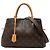 Bolsa Satchel Louis Vuitton Monogram Montaigne BB Castanha Marrom