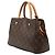 Bolsa Satchel Louis Vuitton Monogram Montaigne BB Castanha Marrom - vista 2