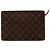Pochette Homme Clutch Bag Monogram Louis Vuitton Marron